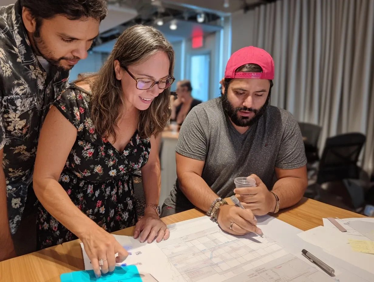 Nonprofit team analyzing long term fundraising data