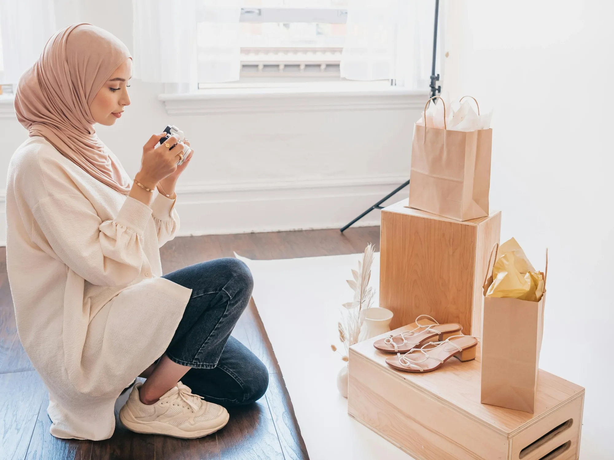 Auction item previews for social media and nonprofit email newsletters.