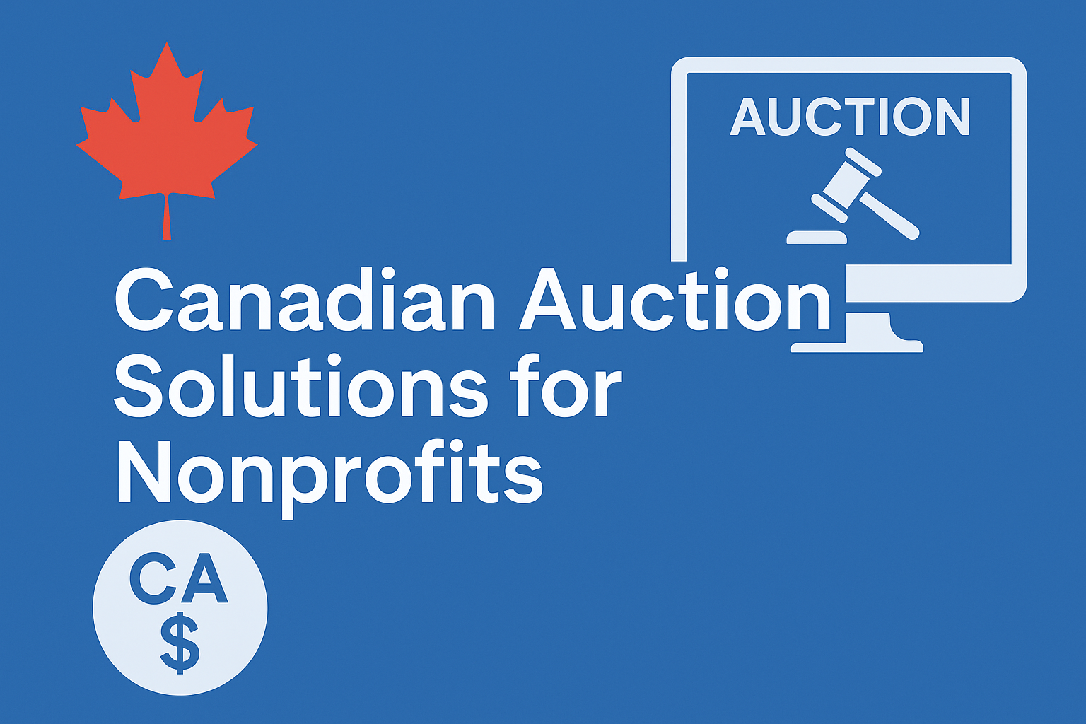 Are There Canadian Auction Solutions Tailored for Nonprofits?