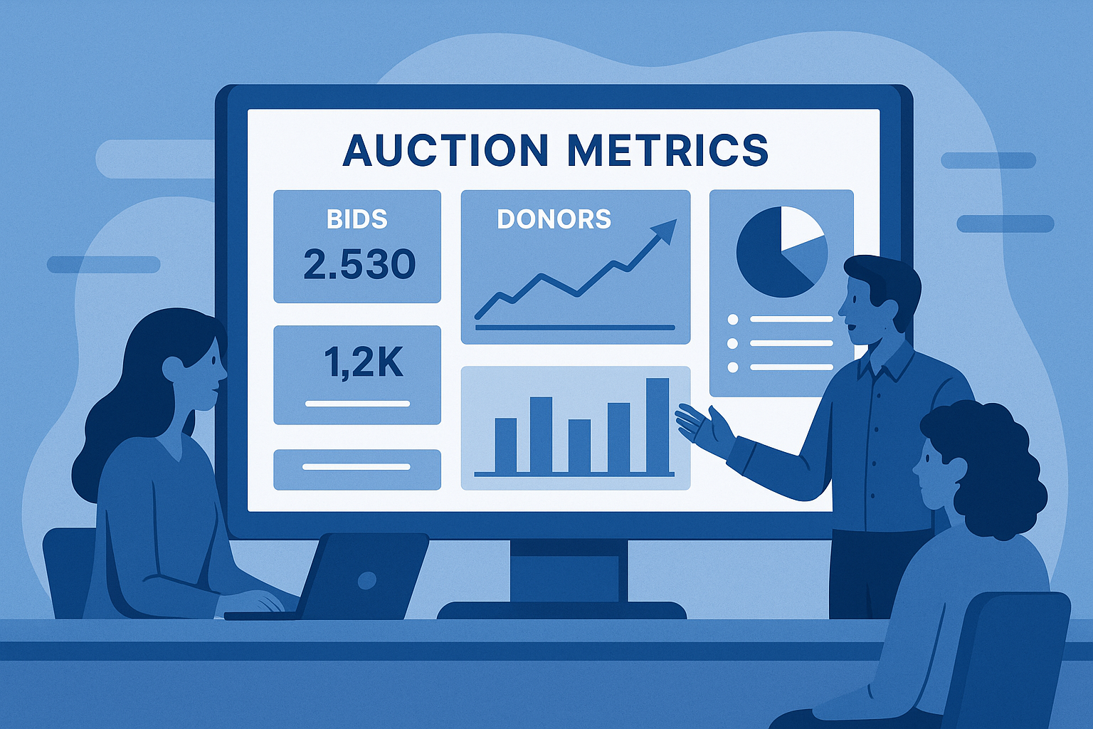 How Do Nonprofits Track Auction Performance Metrics?