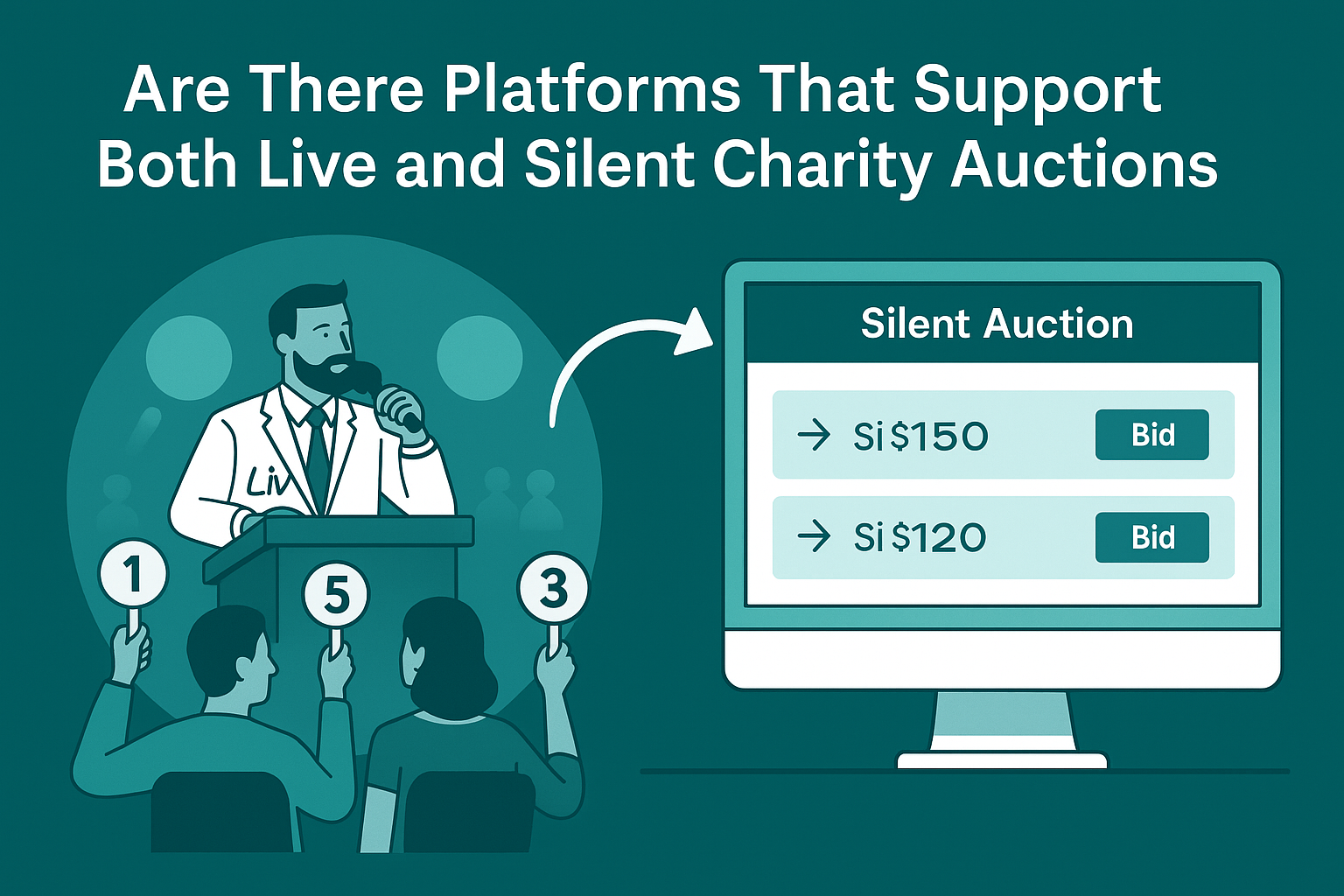 Are There Platforms That Support Both Live and Silent Charity Auctions