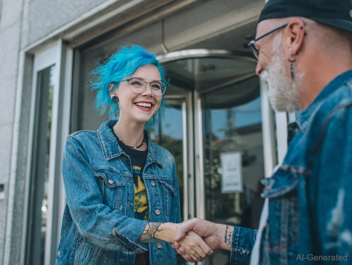  Influencer helping with charity event