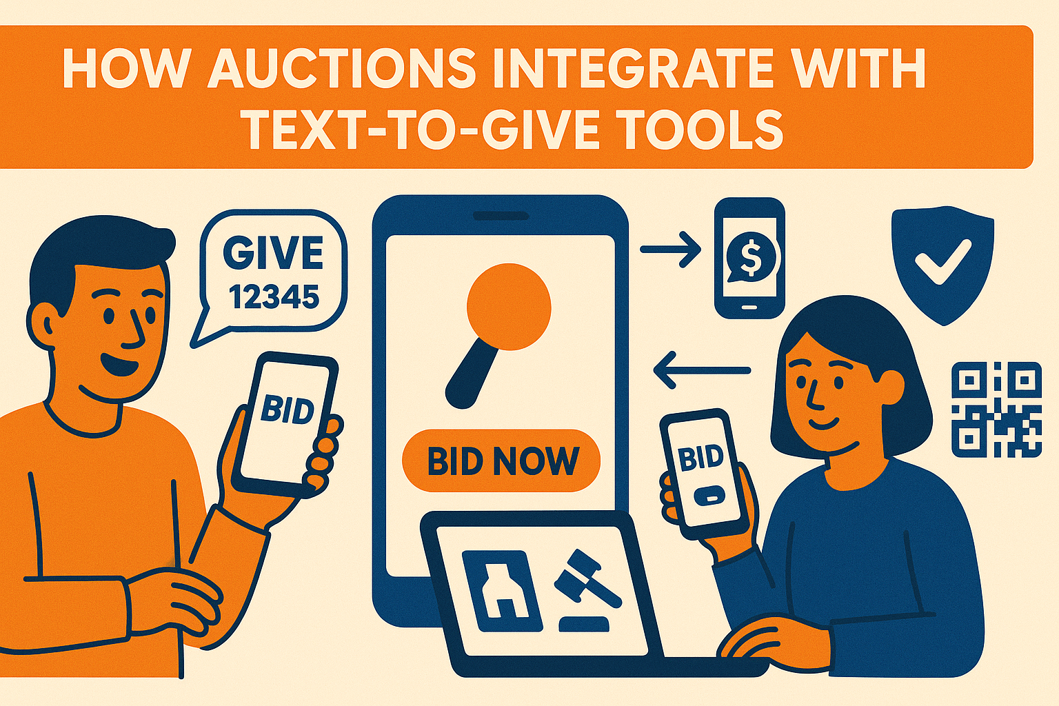 How Auctions Integrate With Text to Give Tools